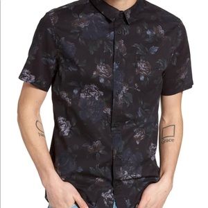 Globe Denman Floral Print Woven Shirt